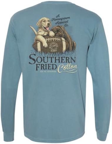 Southern Fried Cotton Homegrown Apparel Pui de fotbal Puii unisex Tricou cu mânecă lungă