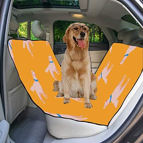 Enevotx Husă pentru scaun pentru câini personalizat Golden Retriever Animal Dog Pet Printing Huse pentru scaune auto pentru câini impermeabil antiderapant durabil moale scaun auto pentru animale de companie hamac auto pentru mașini camioane SUV