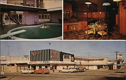 Aggie ' s Motel Port Angeles, Washington WA carte poștală originală de epocă