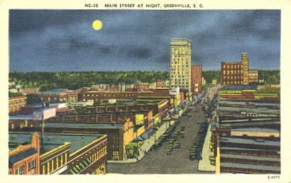 Greenville, Cartea poștală din Carolina de Sud