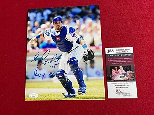 Geovany Soto, autografat Inscris 8x10 Photo Cubs - Fotografii MLB autografate