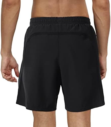 Pantaloni scurți de alergare pentru antrenament pentru bărbați BERGRISAR 2 în 1 Gym Athletic 7 antrenament Dry Fit cu buzunare