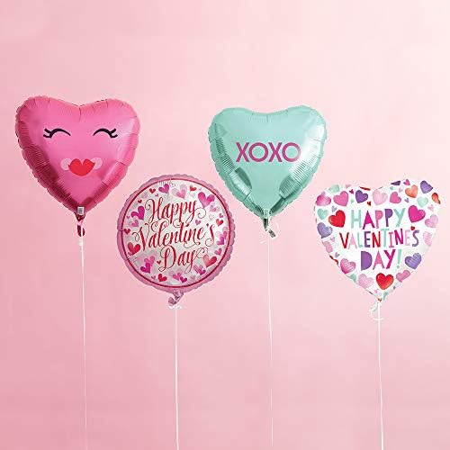Xoxo Balloon în formă de inimă - 18 , Teal, 1 PC