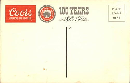 Carte poștală de publicitate vintage: publicitate Coors Factory