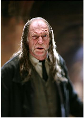 Harry Potter David Bradley ca Argus Filch încruntat 8 x 10 Inch fotografie