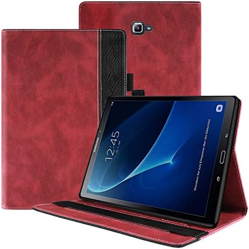 Carcasă grea compatibilă cu Samsung Galaxy Tab A de 10,1 inci PU din piele Protect Protect Carcasă Reglabilă Reglarea Cartea