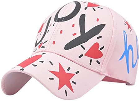 WYBAXZ bărbați și femei Casual Tineret regulat Retro scrisori colorate High Street Cap șapcă de Baseball șepci de tenis pentru bărbați