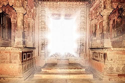 7x5ft indian templu hindus ușă ușă fundal peisaj peisaj mireasă de duș de mireasă