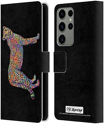 Cap de caz modele licențiat oficial P. D. Moreno ghepard animale din piele Carte portofel caz acoperi compatibil cu Samsung