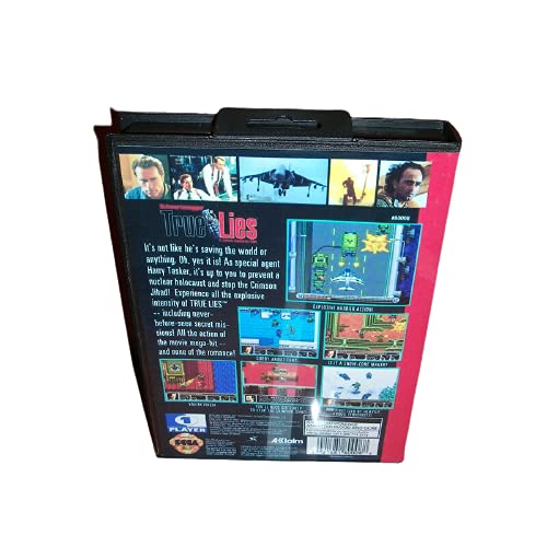 Aditi True se află copertă cu cutie și manual pentru Sega Megadrive Genesis Video Game Console 16 bit MD Card