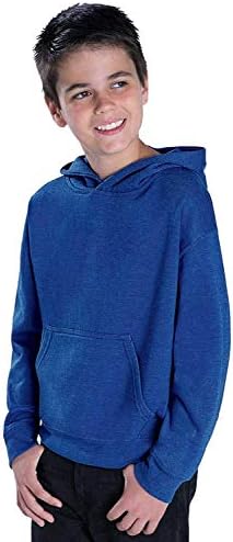 Lat Kids Kids Fleece Pullover Pullover Hanorac cu buzunar cu pungă