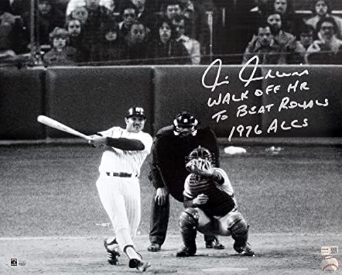 Chris Chambliss Autographed New York Yankees 16x20 Fotografia Inscris Walk Off HR 1976 ALCS - Fotografii MLB autografate