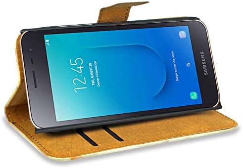 CaseExpert Samsung Galaxy J2 Core caz, frumos model din piele Kickstand Flip portofel geanta caz acoperi pentru Samsung Galaxy J2 Core