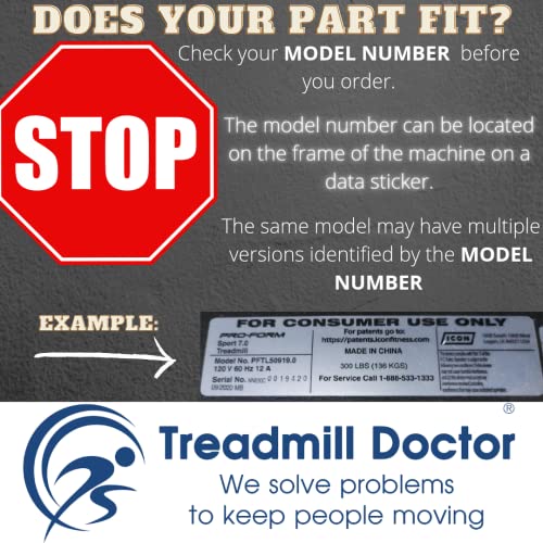Treadmill Doctor Proform 8.5 personal Fit Trainer Treadmill Running Belt model # PFTL788071