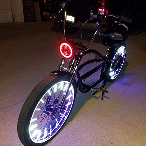 HOZAN 5.75 5-3 / 4inch negru LED motocicleta faruri Red Halo pentru Indian Scout Sportster Wide Glide XL1200 XG750 883 48 noapte Rod8 noapte Rod