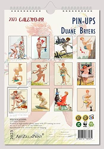 Hilda de Duane Bryers Wall Calendar 2023 Edit 1 Pin Up Chubby Girl Retro Vintage A4