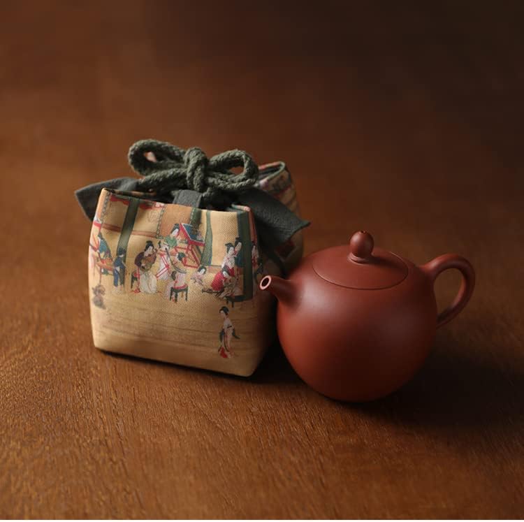 Dimineața de primăvară în Han Palace Ceai Geantă confortabilă pentru ceainică chineză chineză kung fu ceai de ceai de depozitare a depozitării portabile set de ceai de călătorie goală pentru călătorii acasă)