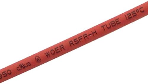 NOU LON0167 RATIO 2: 1 1,5mm roșu tub de micșorare termic cu atenție 200m (Verhältnis 2: 1 1,5 mm roter schrumpfschlauch für schrumpfschlauch 200m