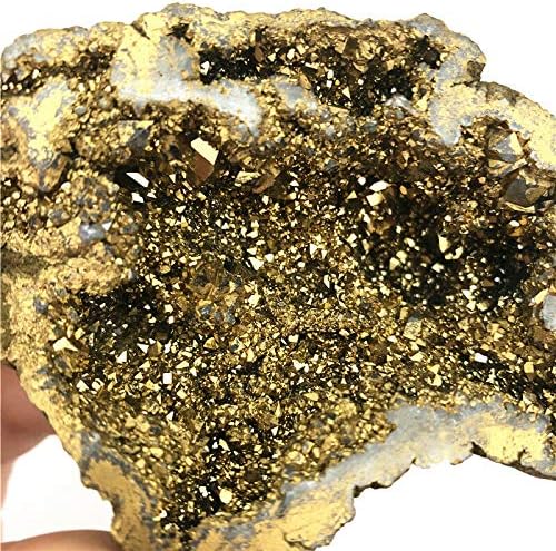 SEEWOODE AG216 4buc agat cuarț Cluster cristal puncte Geode minerale Specimen pietre Decorative și minerale cadou