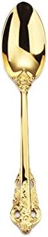 NC tacamuri de aur Vintage din oțel inoxidabil de lux furculiță lingura cuțit Set tacamuri de aur stil Vintage